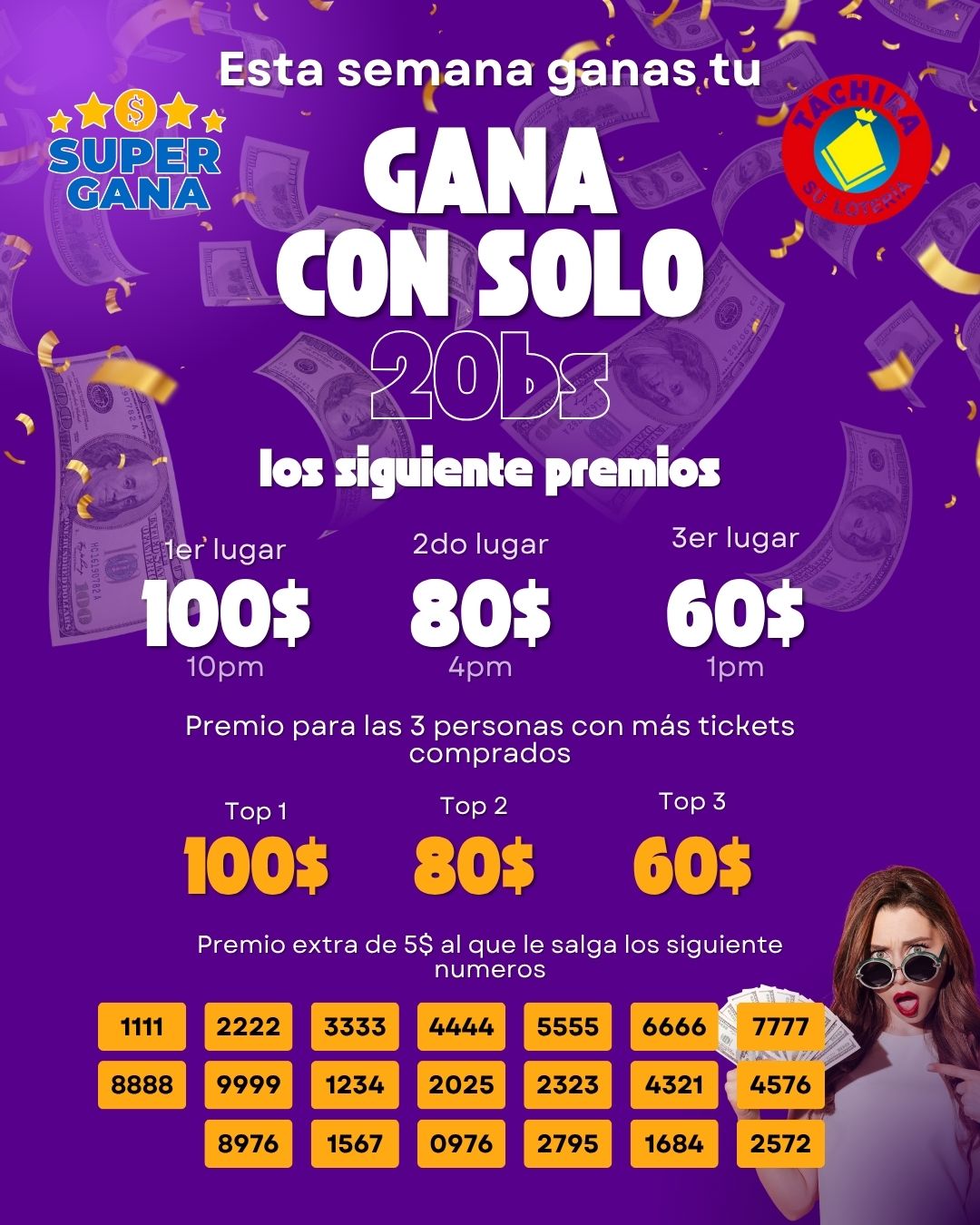 ¡ESTA SEMANA GANAS TÚ!