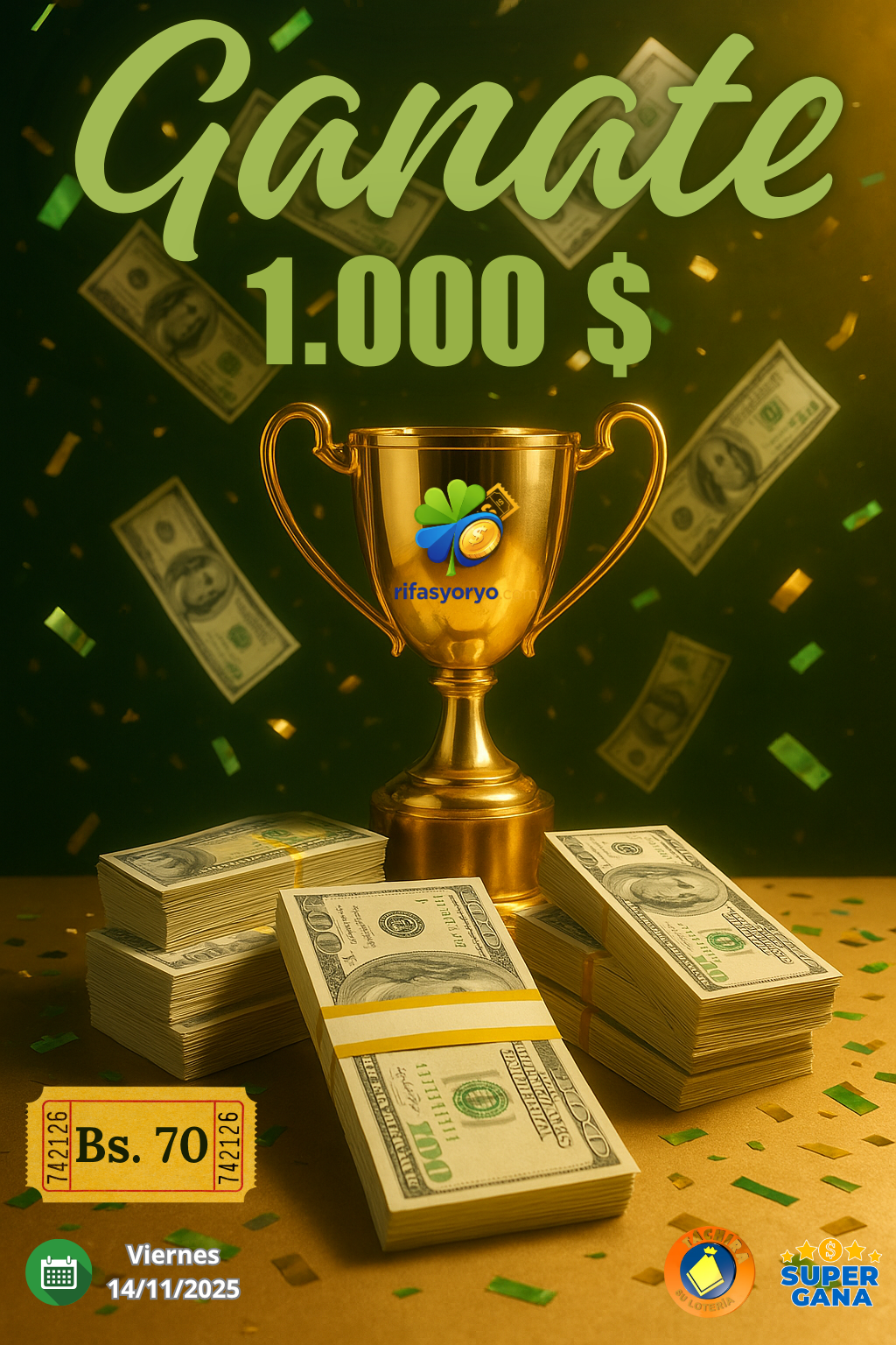 🏆 ¡GANA, CELEBRA Y DISFRUTA CON RifasYoryo.com! 💰