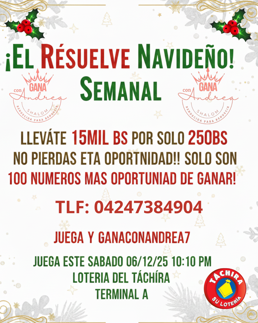 EL RESUELVE NAVIDEÑO SEMANAL!!